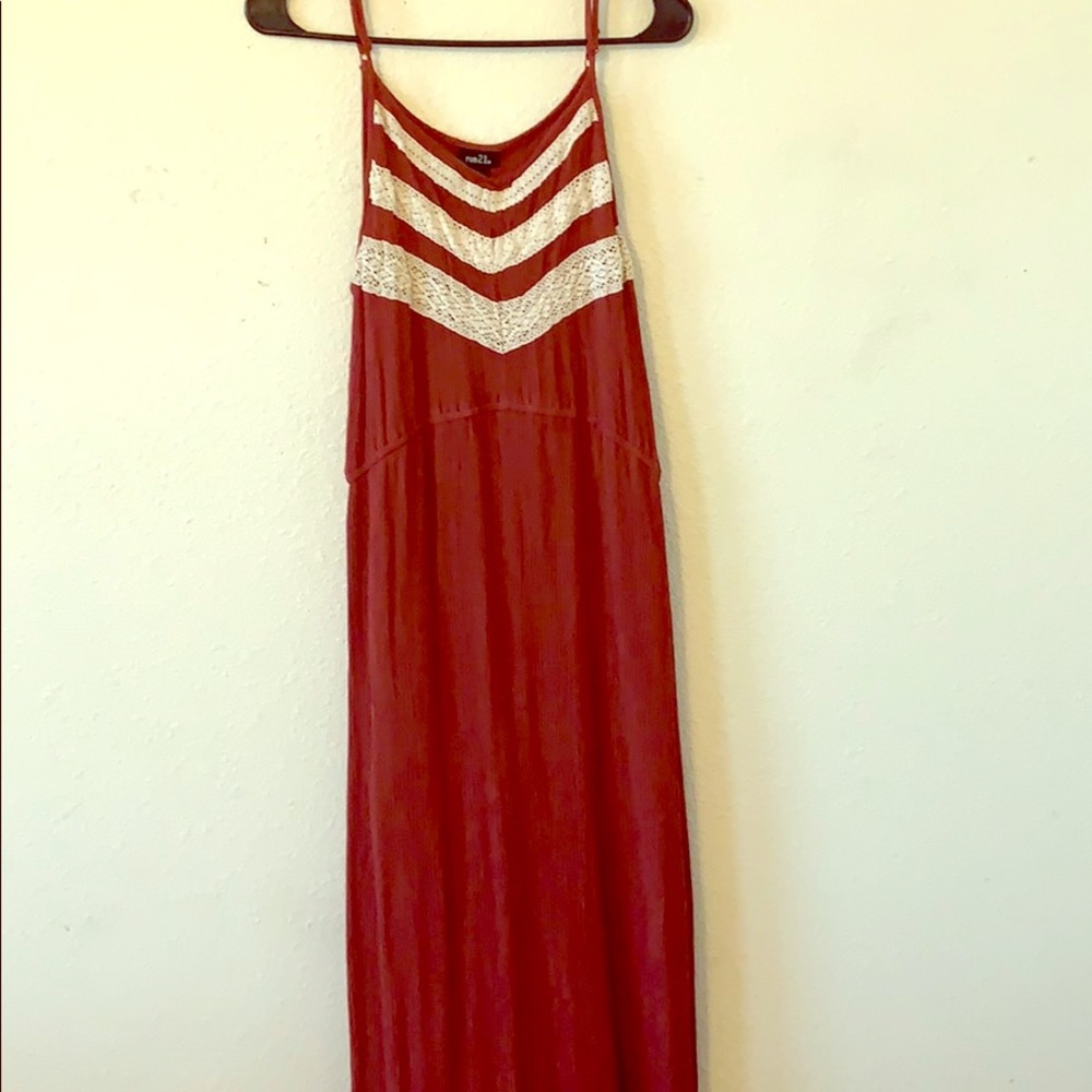 Maroon Maxi Dress